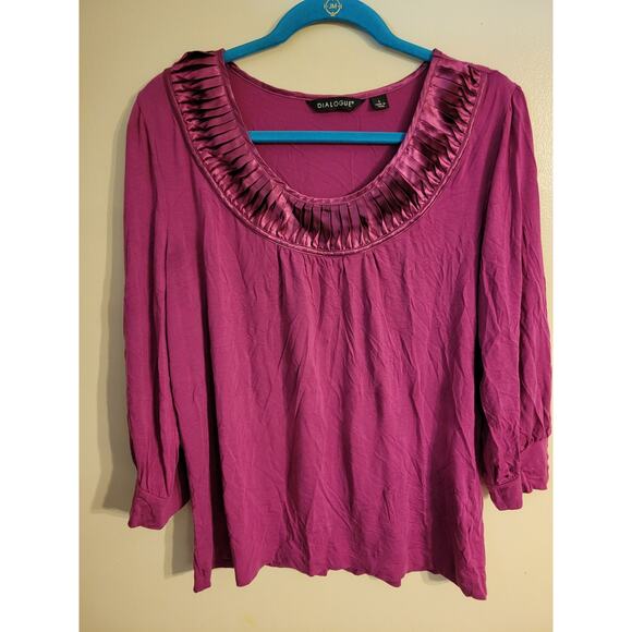 Dialogue Pink Pullover L - Picture 1 of 5